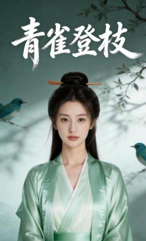 短剧《青雀登枝》海报