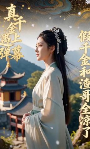 短剧《真千金遇上弹幕，假千金和渣哥全凉了》海报