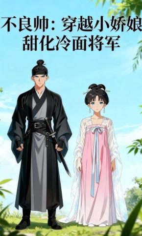 短剧《不良帅：穿越小娇娘甜化冷面将军》海报