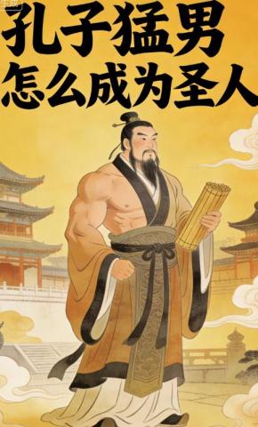 短剧《孔子猛男怎么成为圣人》海报