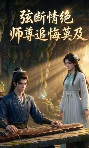 短剧《弦断情绝，师尊追悔莫及》海报