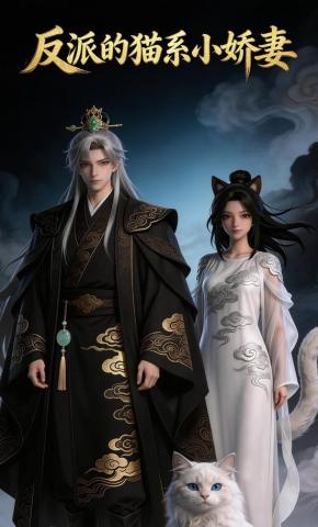 短剧《反派的猫系小娇妻》海报