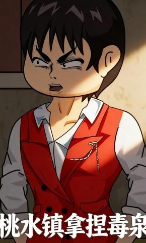 短剧《桃水镇拿捏毒枭》海报