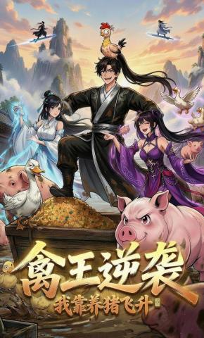 短剧《禽王逆袭：我靠养猪飞升》海报