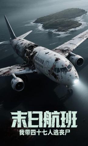 短剧《末日航班：我带四十七人逃丧尸》海报