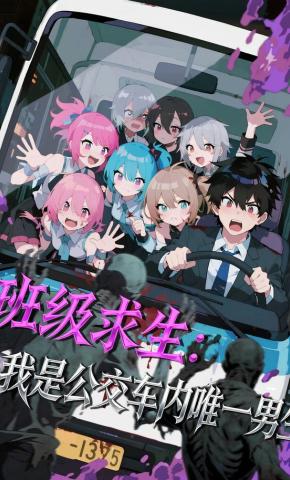 短剧《班级求生：我是公交车内唯一男生》海报