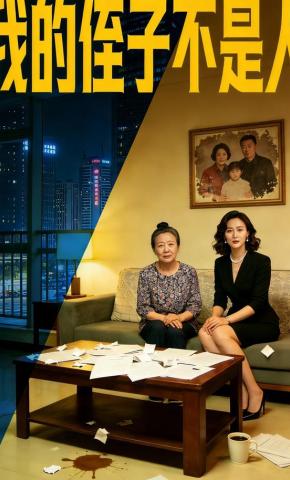 短剧《我的侄子不是人》海报