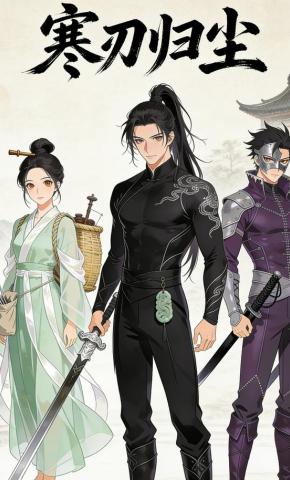 短剧《寒刃归尘》海报