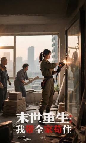 短剧《末世重生：我带全家苟住》海报