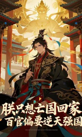 短剧《朕只想亡国回家，百官偏要逆天强国》海报