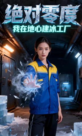 短剧《绝对零度：我在地心建冰工厂》海报