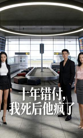 短剧《十年错付我死后他疯了》海报