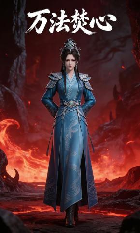 短剧《万法焚心》海报