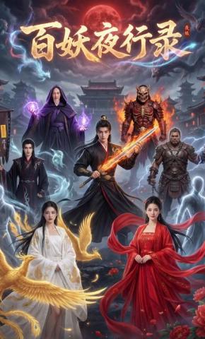 短剧《百妖夜行录》海报