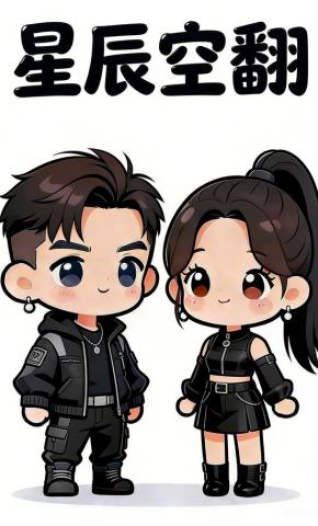 短剧《星辰空翻》海报