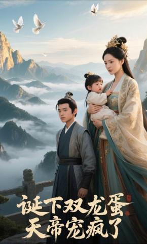 短剧《诞下双龙蛋，天帝宠疯了》海报