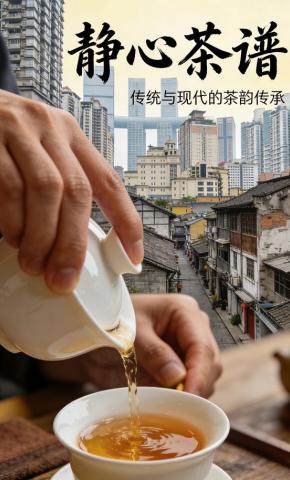 短剧《静心茶谱》海报