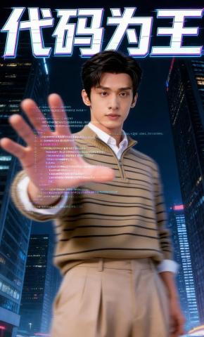 短剧《代码为王》海报