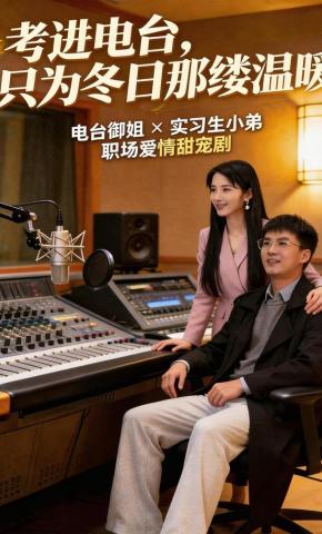 短剧《考进电台，只为冬日那缕温暖》海报