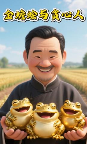 短剧《金蟾蜍与贪心人》海报