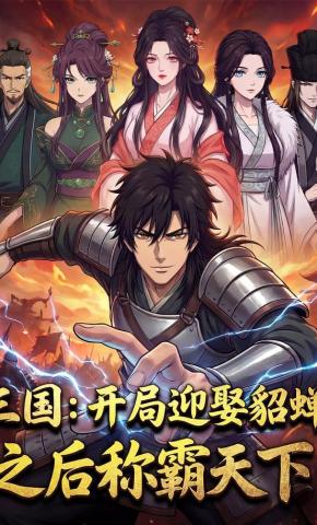 短剧《三国：开局迎娶貂蝉，之后称霸天下》海报