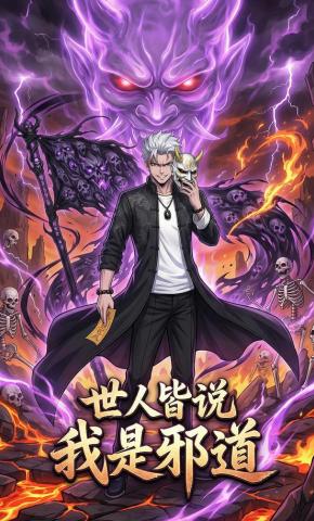 短剧《世人皆说我是邪道》海报