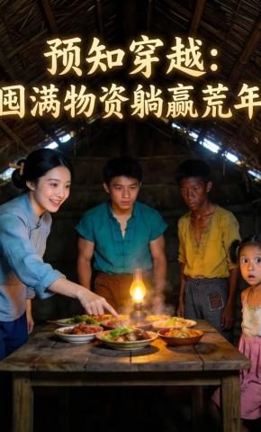 短剧《预知穿越：囤满物资躺赢荒年》海报