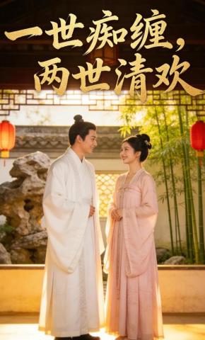 短剧《一世痴缠，两世清欢》海报