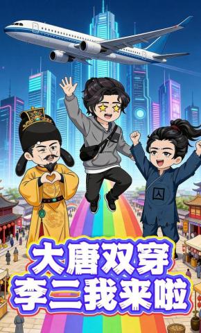 短剧《大唐双穿李二我来啦》海报