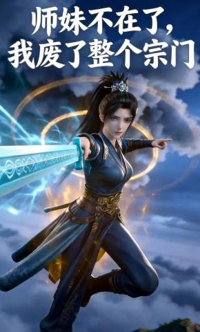 短剧《师妹不在了，我废了整个宗门》海报