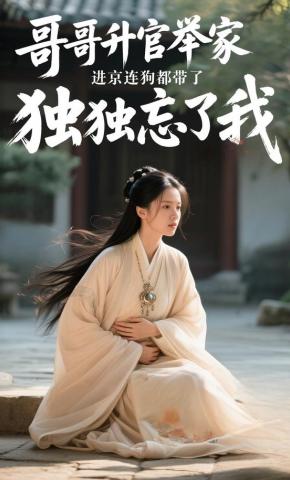 短剧《哥哥升官举家进京连狗都带了，独独忘了我》海报