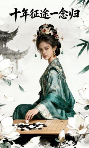 短剧《十年征途一念归》海报