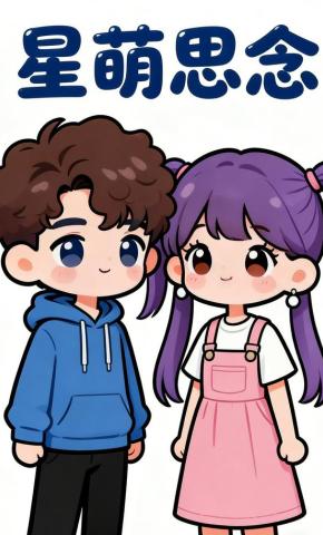 短剧《星萌思念》海报
