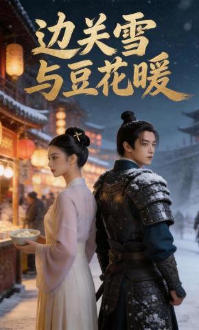 短剧《边关雪与豆花暖》海报
