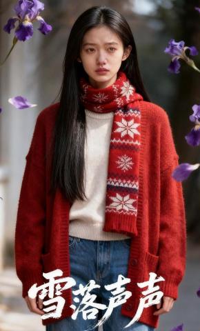 短剧《雪落声声》海报