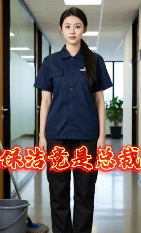 短剧《保洁竟是总裁》海报