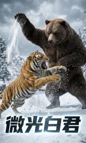 短剧《微光白君》海报