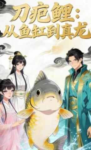 短剧《刀疤鲤：从鱼缸到真龙》海报