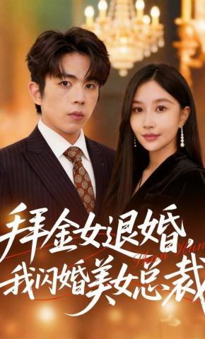 短剧《拜金女退婚，我闪婚美女总裁》海报