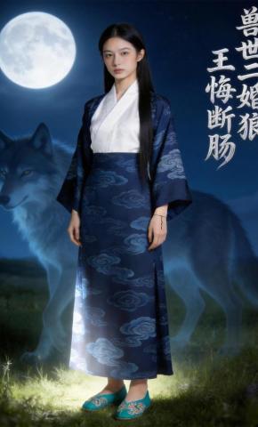 短剧《兽世二婚狼王悔断肠》海报