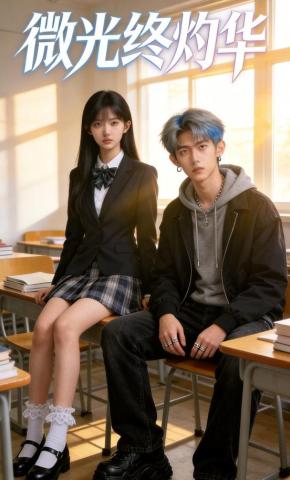 短剧《微光终灼华》海报
