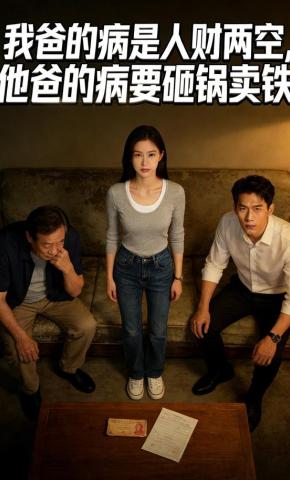 短剧《我爸的病是人财两空，他爸的病要砸锅卖铁》海报