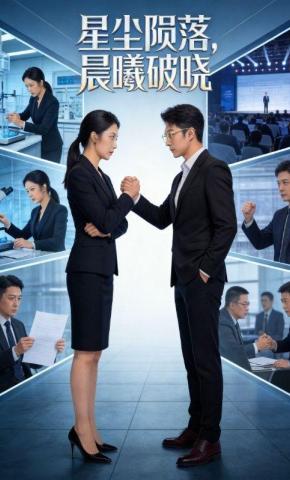 短剧《星尘陨落，晨曦破晓》海报