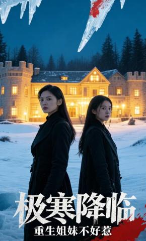 短剧《极寒降临：重生姐妹不好惹》海报