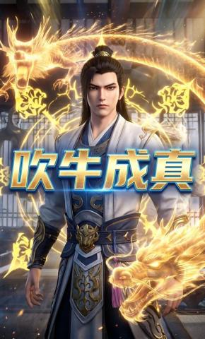 短剧《吹牛成真》海报