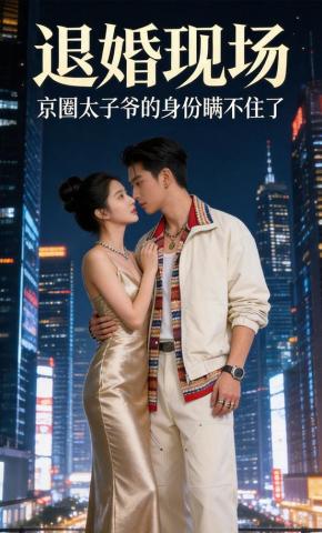 短剧《退婚现场，京圈太子爷的身份瞒不住了》海报