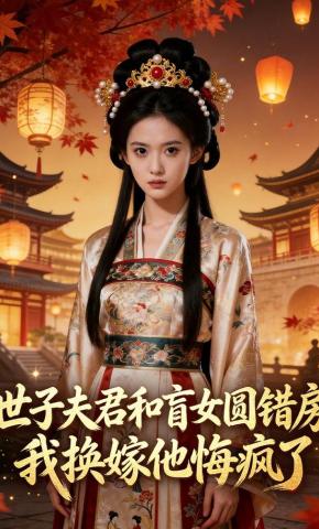 短剧《世子夫君和盲女圆错房，我换嫁他悔疯了》海报