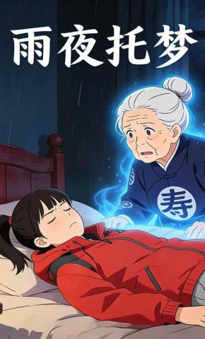 短剧《雨夜托梦》海报