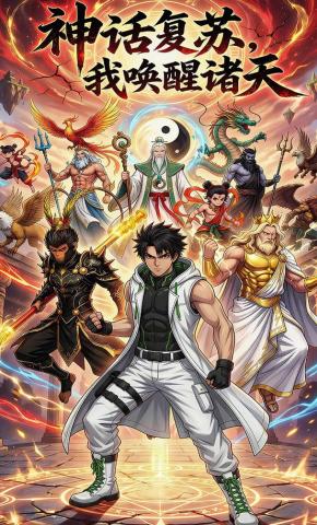 短剧《神话复苏，我唤醒诸天》海报