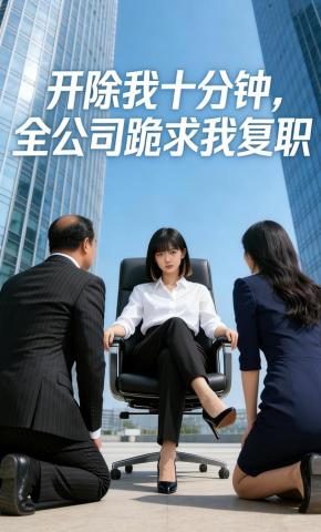 短剧《开除我十分钟，全公司跪求我复职》海报